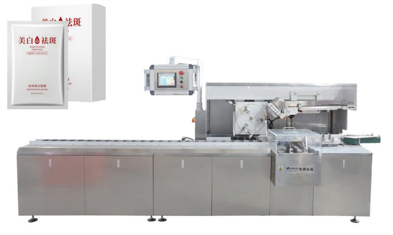 AISI 304 Automatic Box Packing Machine PLC Controlled 120 box/Min