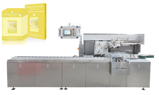 Touch Screen Continuous Automatic wet wipes and facial mask Cartoning Machine 120 box/Min