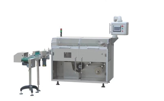 Cosmetic Perfume Box 3D Film Semi Automatic Cellophane Wrapping Machine