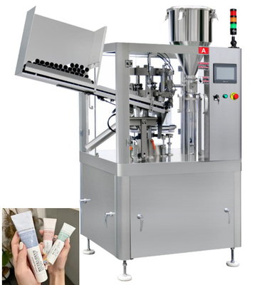 Automatic Tube Filler Sealer Filling Machine 30 - 50pcs/Min 1950*1000*1800mm 800KG