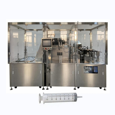 Gel viscous cosmetic cream prefilled filler automatic plastic syringe filling machine