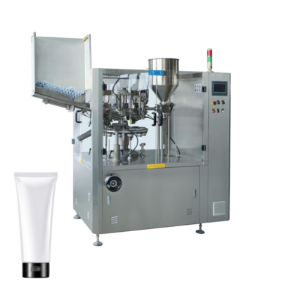 Automatic Laminate Tube Filling Machine 50-75pcs/min Touch Screen
