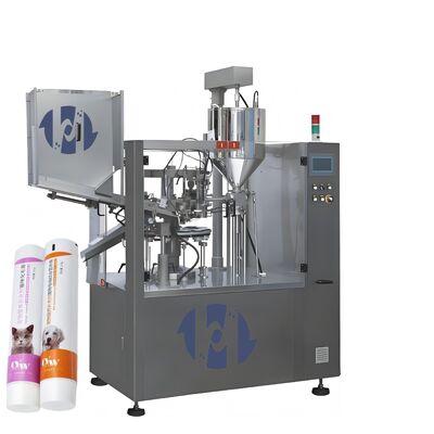 High Speed Automatic Plastic Tube Filling Machine and Tube Sealing Machine