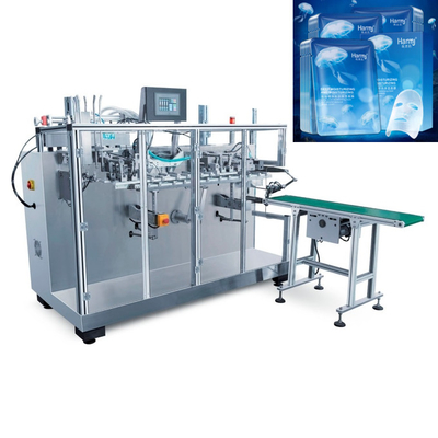 Beauty Non Woven Facial Mask Packing Machine 20mm Silk 60bags / Min