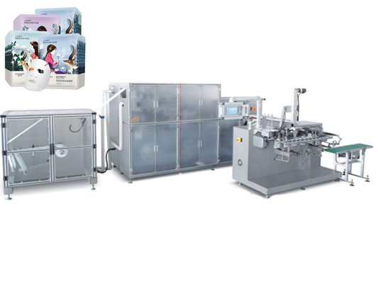 Ce Certification Facial Sheet Mask Folding Machine 60Hz High Speed Cosmetic