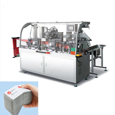 Medical Cleaning Alcohol Prep Pad Packing Machinery 4.8KW Nonwoven Fabric