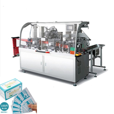 Full Auto Alcohol Pad Wet Wipes Making Equipment 304 Stainless Steel Cover