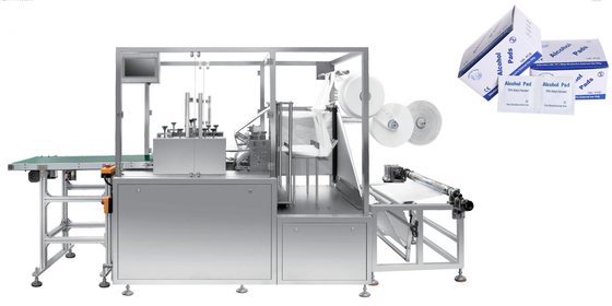 Fully Auto Cotton Pad Packing Machine Cosmetic Alcohol Makeup Removal