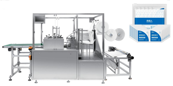 380v Alcohol Pad Packaging Machine Product Line 50*55mm