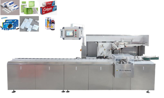 AISI304 Automatic Cartoning Machine 120 box/Min Encasing