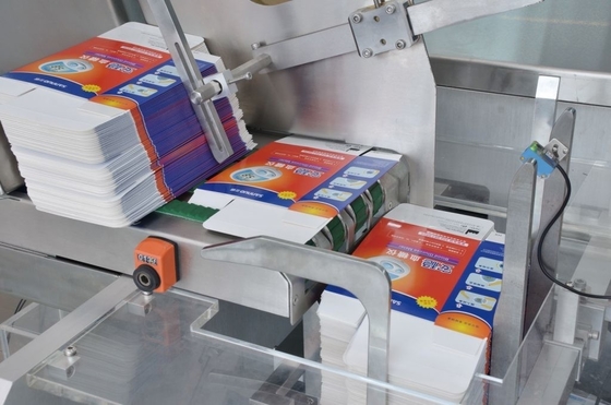 120pcs/Min Pharmaceutical Cartoning Machine 4 Fold Tube Cartoning Machine