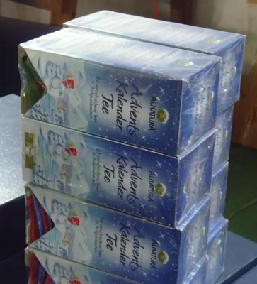Plastic Film Packaging Machine For Box Packing PLC Control System