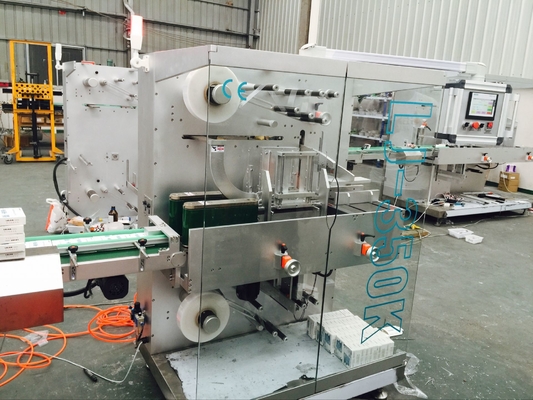 Plastic Film Packaging Machine For Box Packing PLC Control System