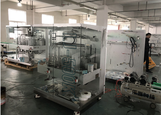 10pcs/Min BOPP Film Cellophane Wrapping Machine Stacking