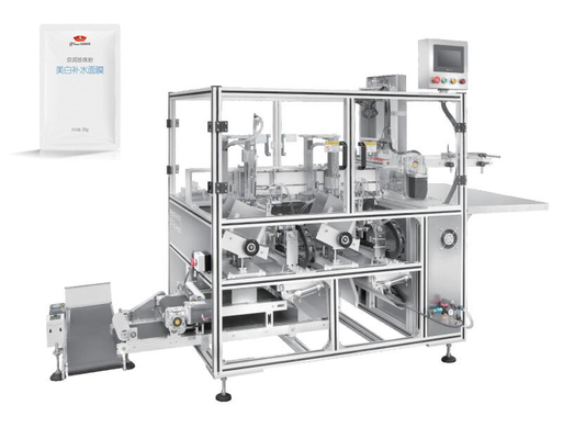 Cosmetic Facial Mask Folding Packing Machine 60HZ Single Phase