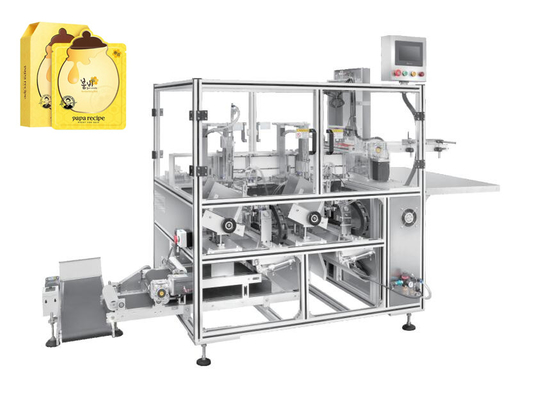 Automatic Cosmetic Mask Folding Packing Machine 220V 500 Kgs