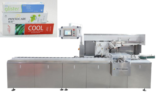Soap Bar Vertical Automatic Cartoning Machine 1.5kw Carton Packaging Box