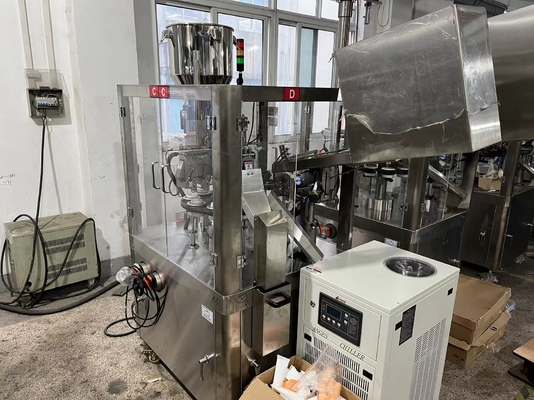 Toothpaste Filling And Sealing Machine Plastic Tube Body Lotion Hand Cream