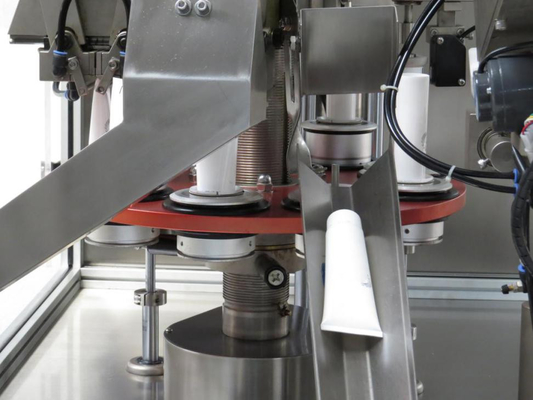 Automatic soft plastic tube filling and sealing machine aluminum cosmetic cream tube toothpaste tube filling machine