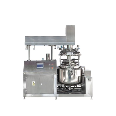 Cosmetics Lotion Vacuum Homogenizing Emulsifier Equipment High Shear Ointment Syrup Ketchup