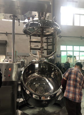 Automatic Vacuum Homogenizer Emulsifying Machine For 300L Cosmetic Face Cream