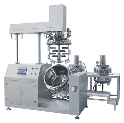 Vacuum mixer homogenizer paste mixing tank, body lotion and cream making machines