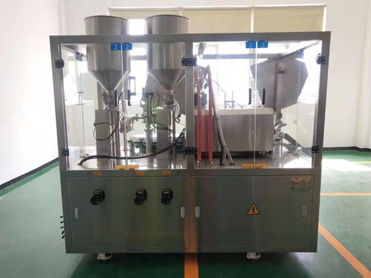 High Speed Automatic Soft Tube Cream Filling Machine Lotion Filling And Sealing Machine