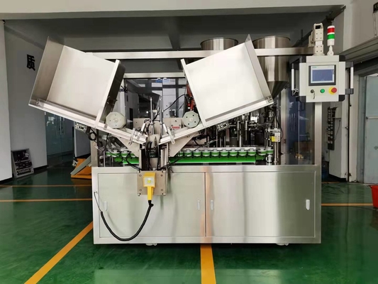 Automatic Soft Plastic Tube Filling And Sealing Machine for Aluminum Cosmetic Cream Tubes