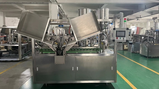 High Speed Automatic Soft Tube Cream Filling Machine Lotion Filling And Sealing Machine