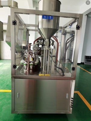 Plastic Composite Soft Tube Filling And Inner Heating Sealing Machine With Chiller For Hand Cream