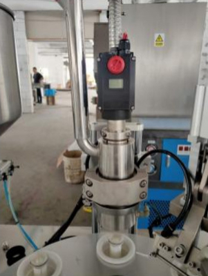 Hot sale high viscosity paste aluminum tube glue filling and sealing machine