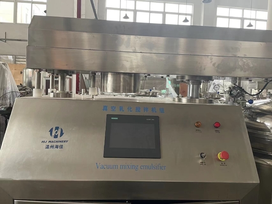 Cosmetic Lotion Cream Paste Homogenizer Vacuum Homogenizing Emulsifier Mixer Face Cream Lotion Mixing Machine
