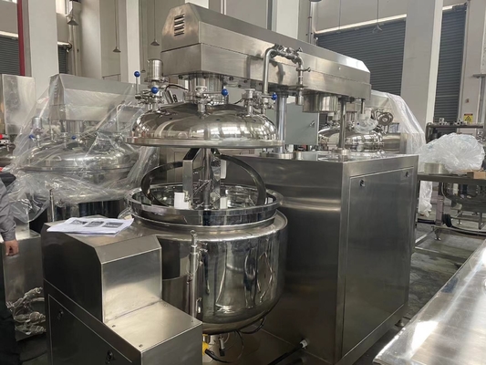 Mayonnaise Skin Bleaching Hair Color Dye Cosmetic Cream Making Machine Mixing Vacuum Homogenizer Emulsifying Mixer