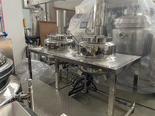 High-speed Vacuum Emulsifier Hydraulic Lifting homogenizer Vacuum homogenizer Unit Vaccume homogenizer Cosmetic