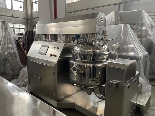 Vacuum mixer homogenizer paste mixing tank, body lotion and cream making machines