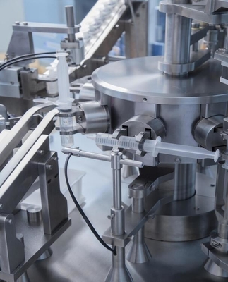 Automatic Prefilled Sterile Normal Saline Plastic Syringe Injector Gel Filling Machine
