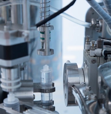 Disposable Paste Syringe Filling Machine Double Heads Prefilled Syringe Gel Plastic Syringe Filler