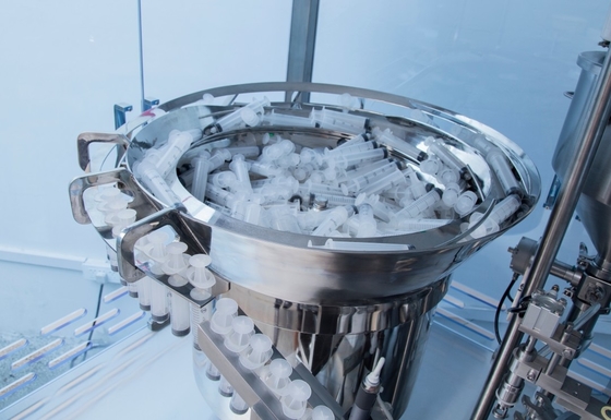 Automatic Prefilled Sterile Normal Saline Plastic Syringe Injector Gel Filling Machine