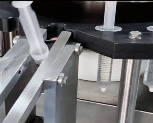 Automatic Plastic Disposable Prefilled Syringe Gel Filling Capping Machine