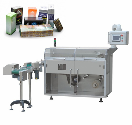 Automatic Shisha Tobacco Box Packing Overwrapping Cellophane Film Wrapping Machine
