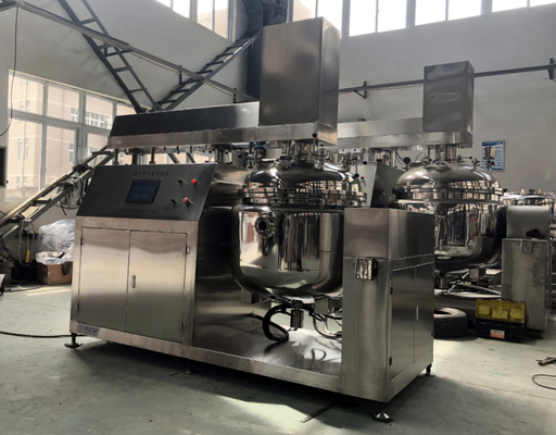High-speed Vacuum Emulsifier Hydraulic Lifting homogenizer Vacuum homogenizer Unit Vaccume homogenizer Cosmetic