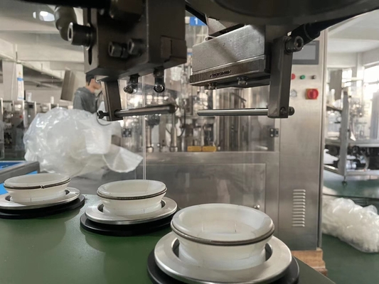 Precision Laminated Aluminum soft Tube Filling Sealing Machine Speed 50-75pcs/Min