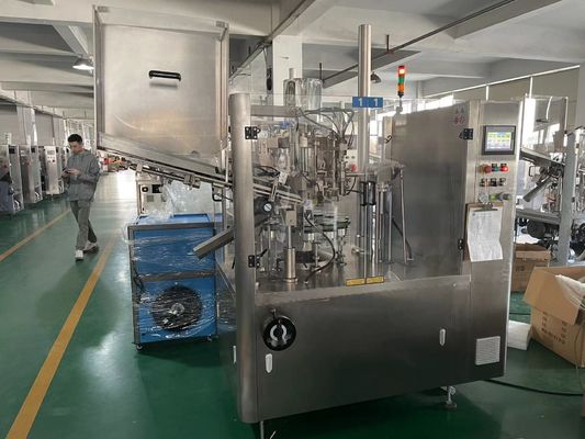 Manufacturer Rotary Plastic Tube Filling Sealing Printing Machine for Hand Cream Sunscreen Makeup Cream Cosmetic Lotion Paste