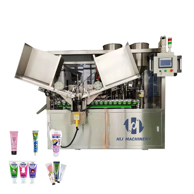 Cosmetic Cream Toothpaste Plastic Tube Filler Packaging Filling And Sealing Machine