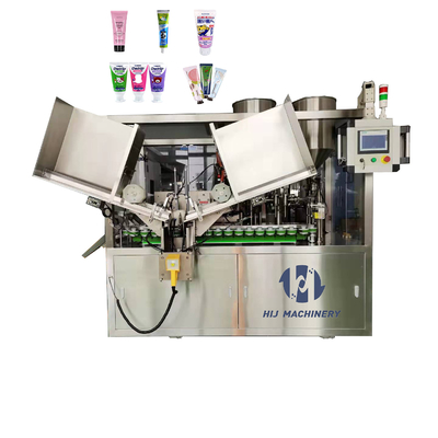 Automatic Soft Plastic Tube Filling And Sealing Machine for Aluminum Cosmetic Cream Tubes