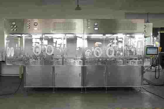 Pre-Filled Glass Syringe Machine, Filling and Vacuum Stoppering Application