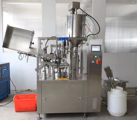 Automatic soft plastic tube filling and sealing machine aluminum cosmetic cream tube toothpaste tube filling machine