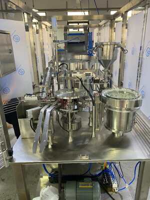 Automatic Cockroach Gel Bait Syringe Filling and Capping Machine
