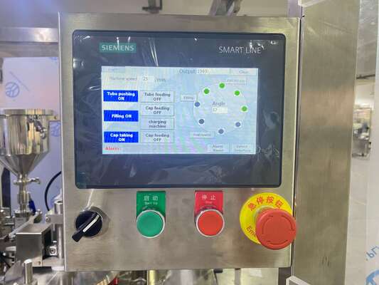 Plunger Type Automatic Plastic Syringe Gel Filling and Capping Machine