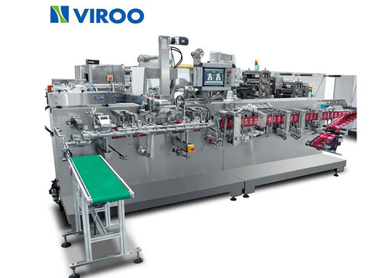 High Efficiency face mask cutting folding packing machine adjustable speed facial mask packing machine